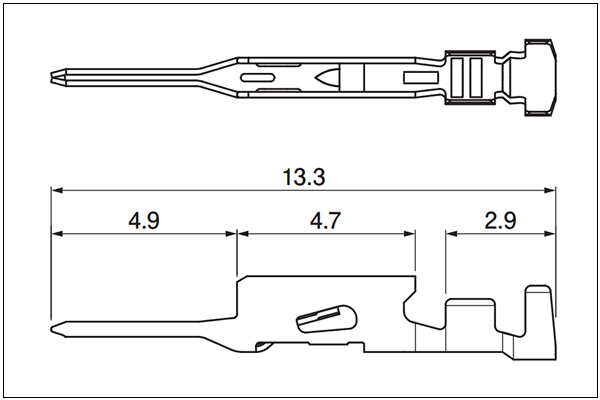 JST ZND Pin Terminal