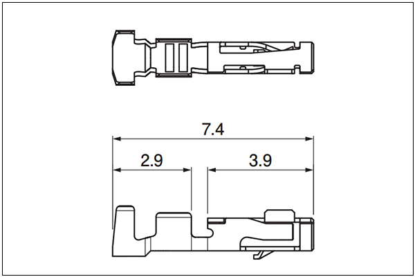 JST ZND Socket Terminal