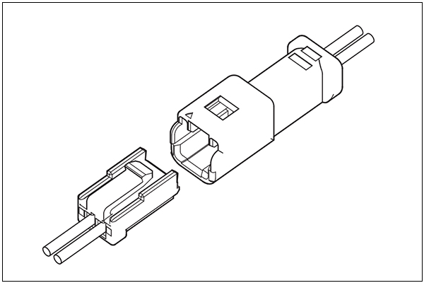 JST ZOM Connector, Wire to Wire Type