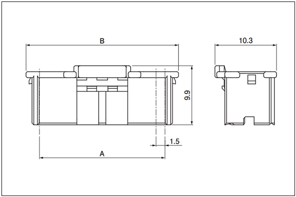 Socket housing (for socket contact) - 32, 40 Circuits