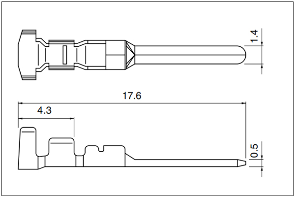 JST SL Pin Terminal