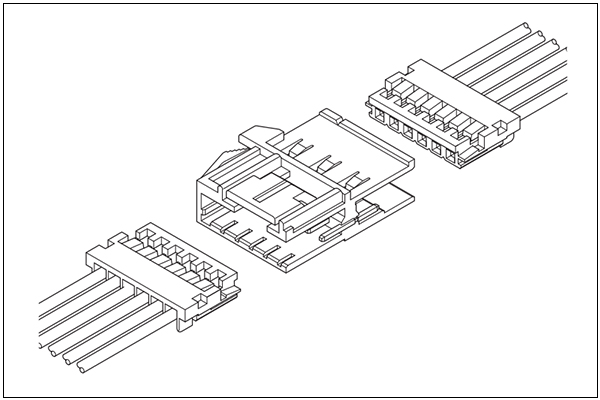 JST THR Connector, Wire to Wire Type