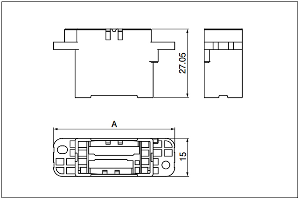 Plug Housing - Signal circuit type