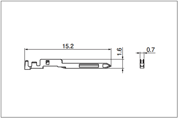 Plug contact for signal line