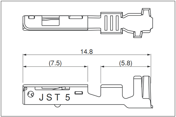 JST JWPS Receptacle Terminal