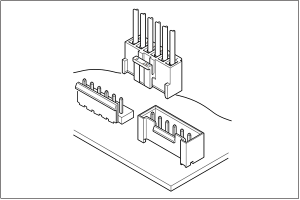 JST VH Connector, Wire to Board Type