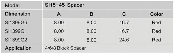 Sl 15- 45 Spacer