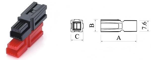 SI15 - 45A PCB FINGER PROOF HOUSING