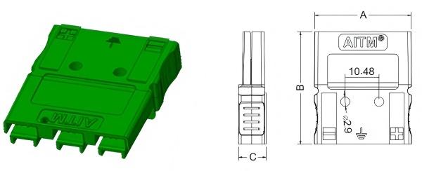 SI15 - 45A 3 POLES CONNECTOR
