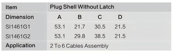 Plug Shell Without Latch
