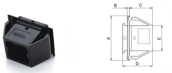Plug Shell With Latch (Short)