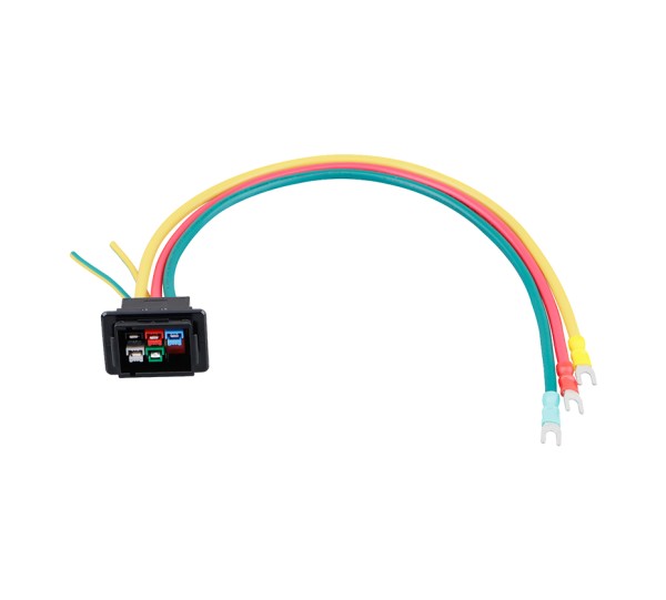 6P fixed seat short seat wiring harness