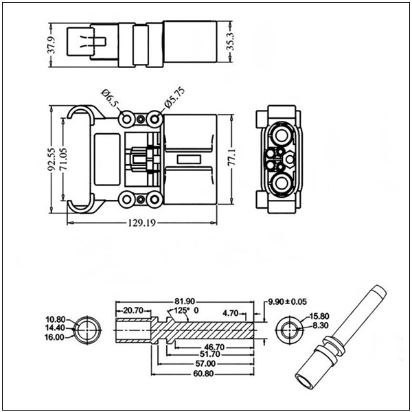 DIN320A Male
