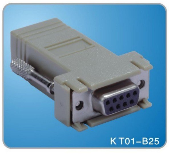 RJ11 to DB 9P female assembly type