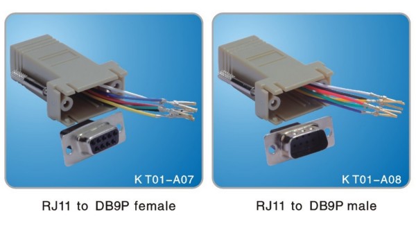 RJ11 to DB9P