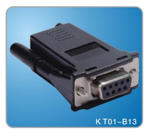 RJ45 to DB 9P Female - Black