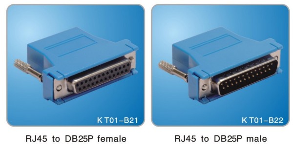 RJ45 to DB25P Overmold Type