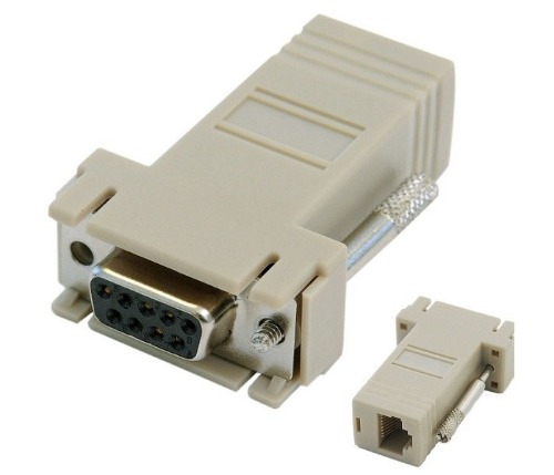 RJ45 to DB 9P Adapter
