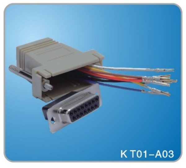 RJ45 to DB15P Female
