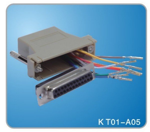 RJ45 to DB25P Female - Grey