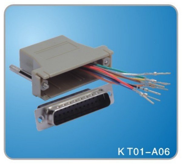 RJ45 to DB25P Male - Grey