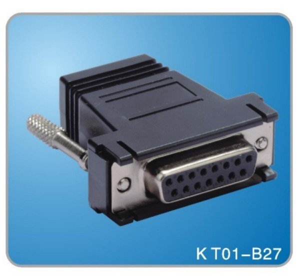 RJ11 to DB15P Female - Black
