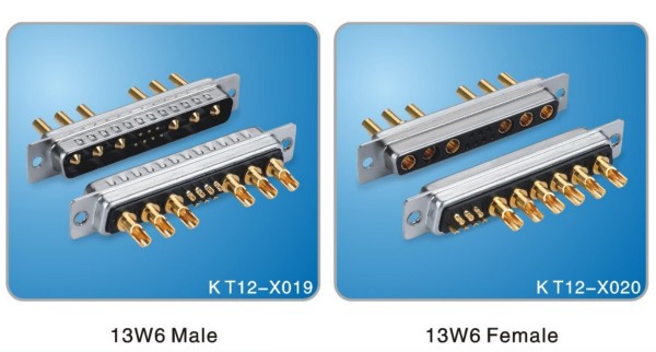 D-sub Connector 13W6 Male and Female