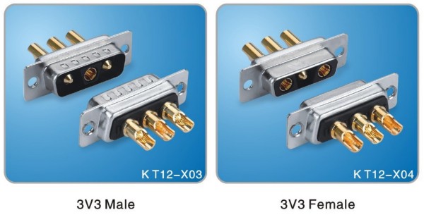 D-sub Connector 3V3 Male and Female
