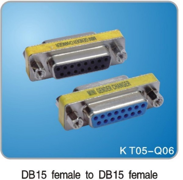 DB15 female to D15 female
