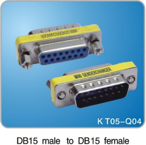 DB15 male to D15 female
