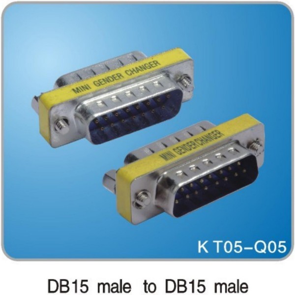 DB15 male to D15 male