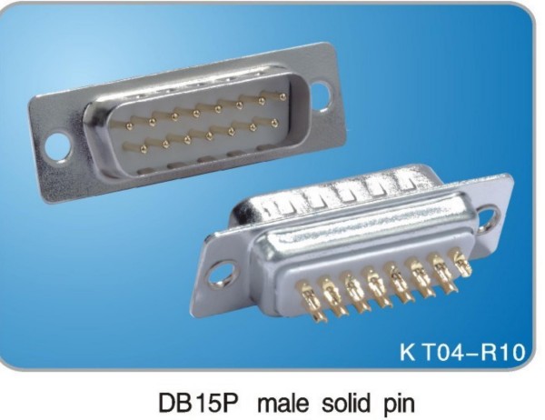 DB15P Male Solid Pin