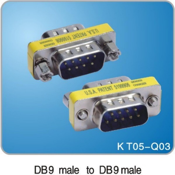 DB9P male to DB9P male