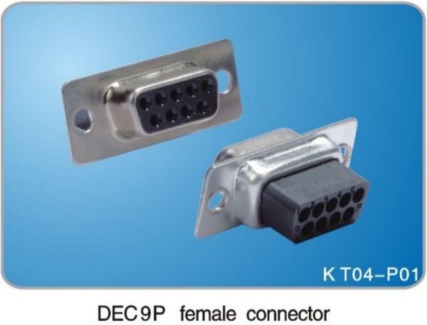 DEC9P female connector