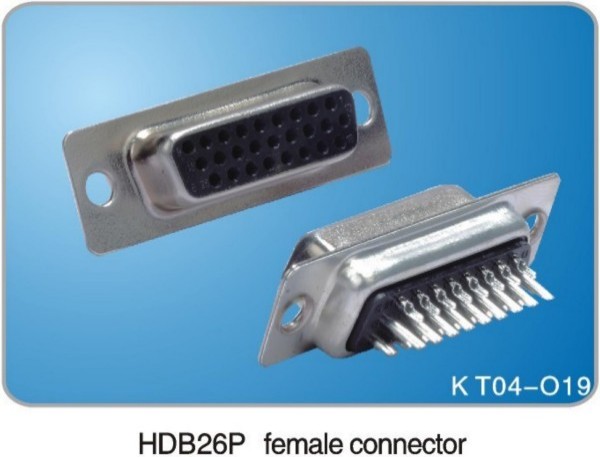 HDB26P Female Connector
