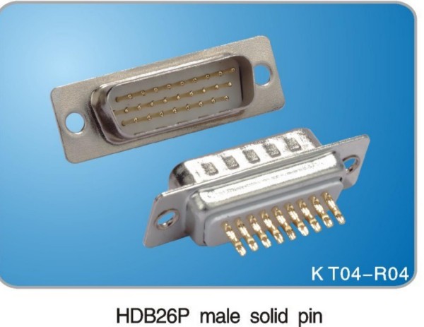 HDB26P Male Solid Pin