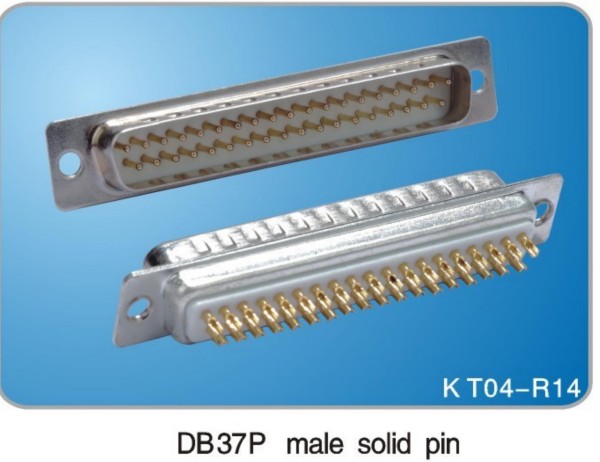 DB37P Male Solid Pin