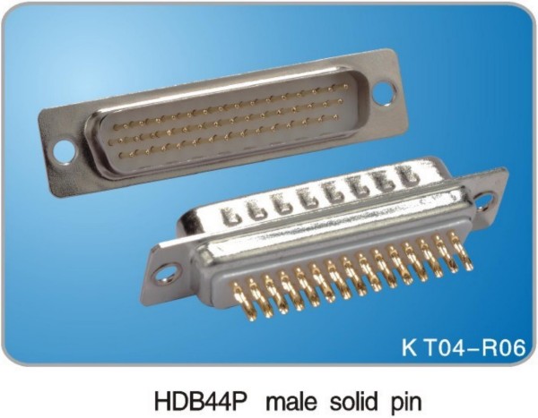 HDB44P Male Solid Pin