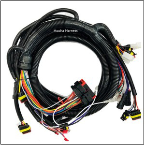 wiring harness in a car