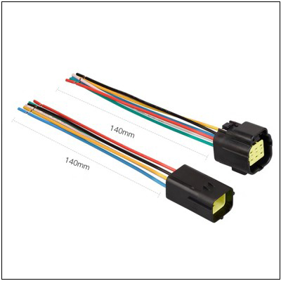 6 Pin male and female wiring