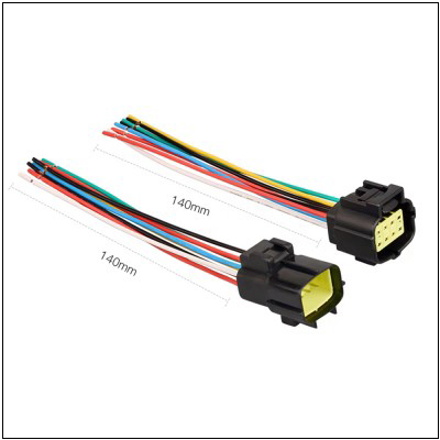 8 Pin male and female wiring