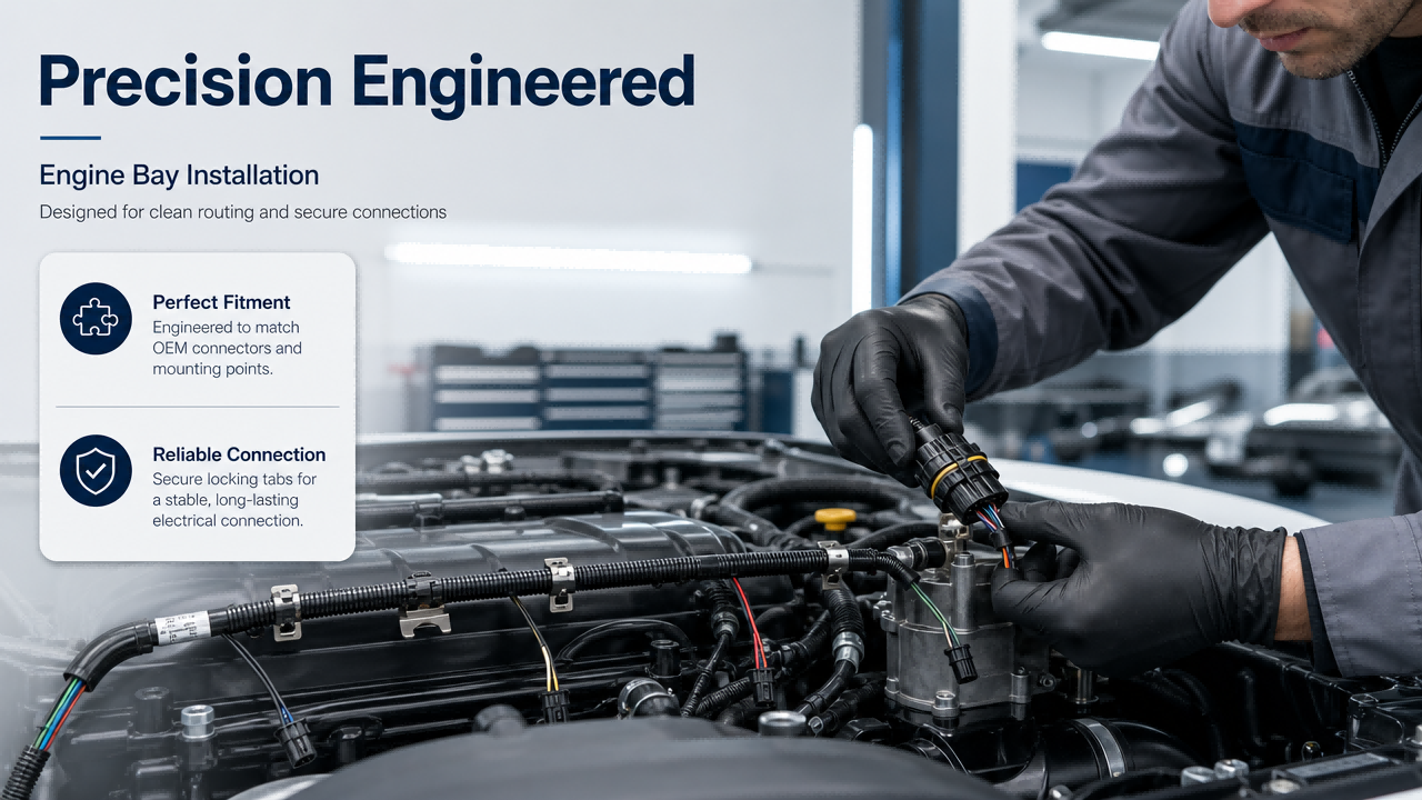 fuel injection wiring harness applications