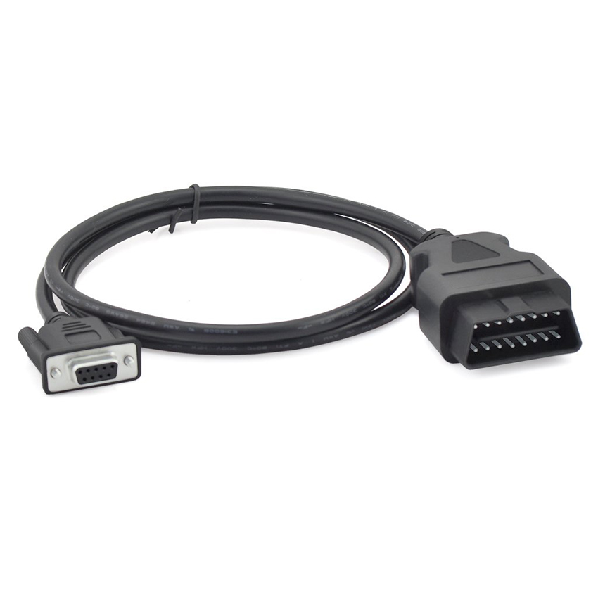 D-sub 9 pin to OBD II cable