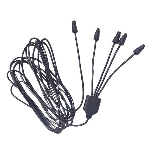 3 Pin Connector 1 to 4 Splitter Cable
