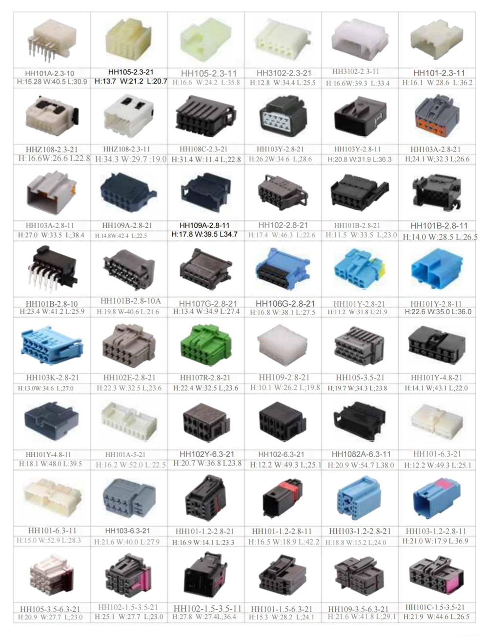 10 pin wiring connector
