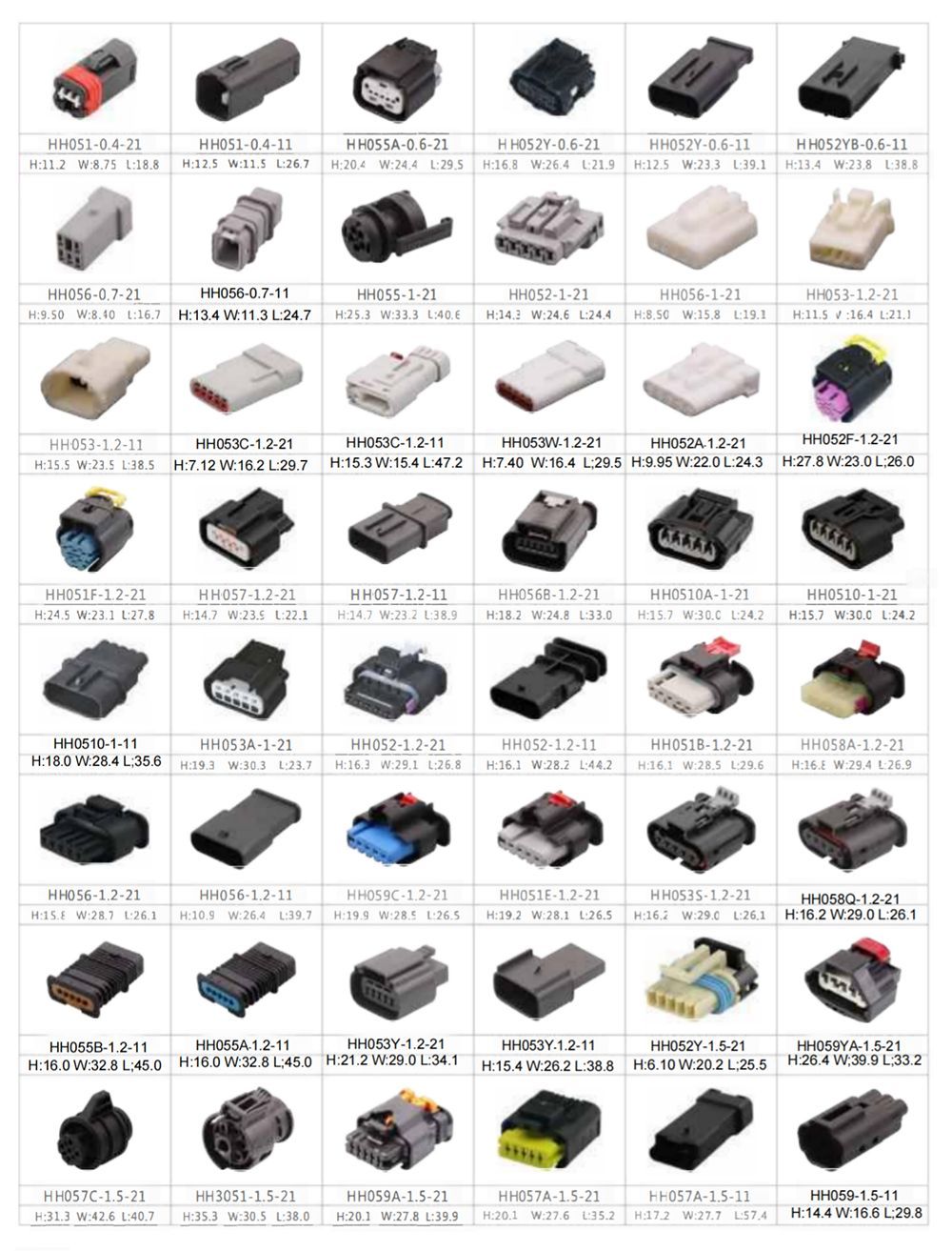 5 Pin Auto Connectors