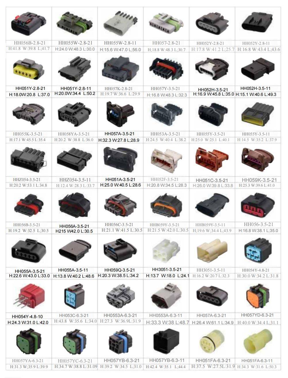 5 Pin Auto Connectors