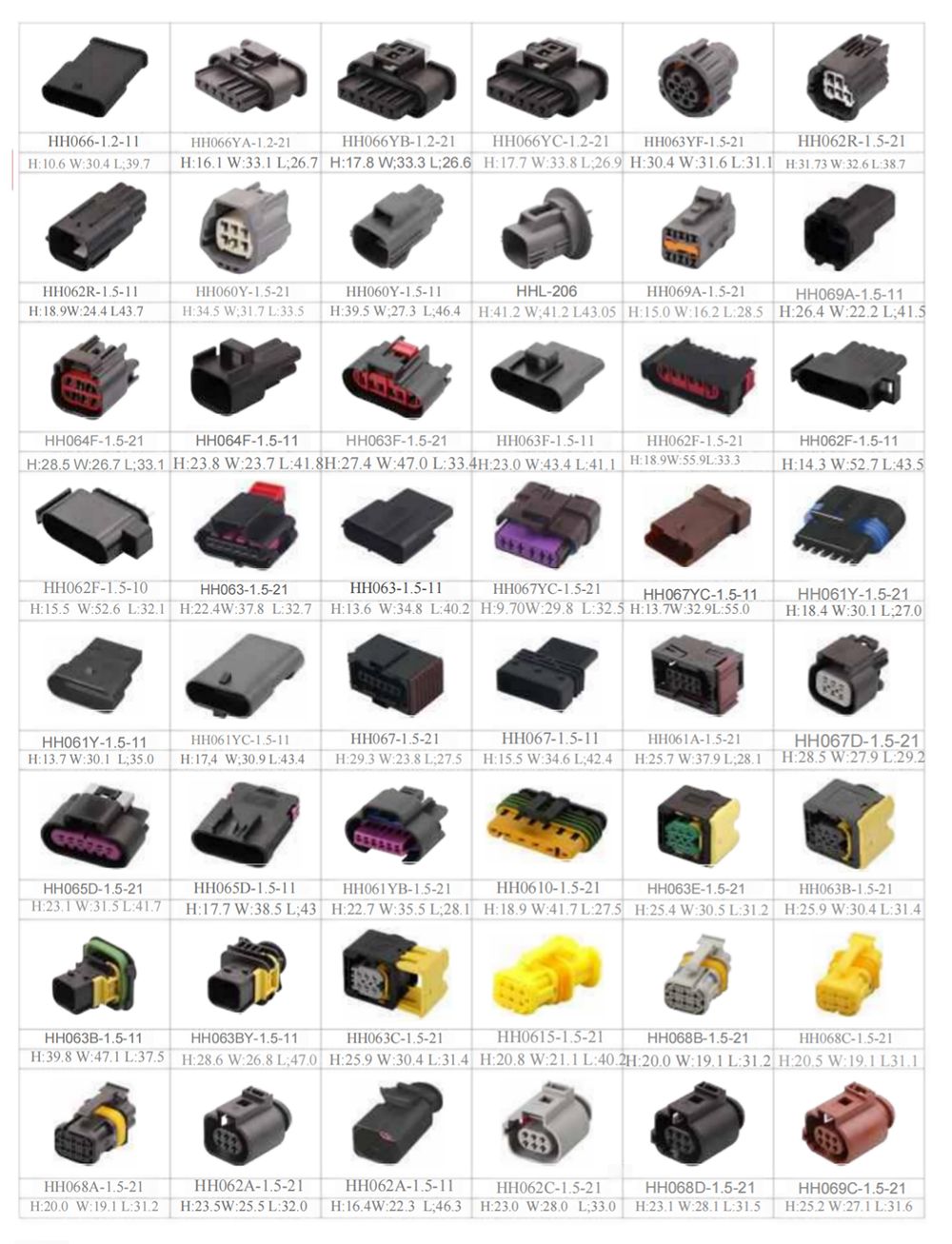 6 Pin Auto Connectors, Custom Wiring Harness Manufacturer
