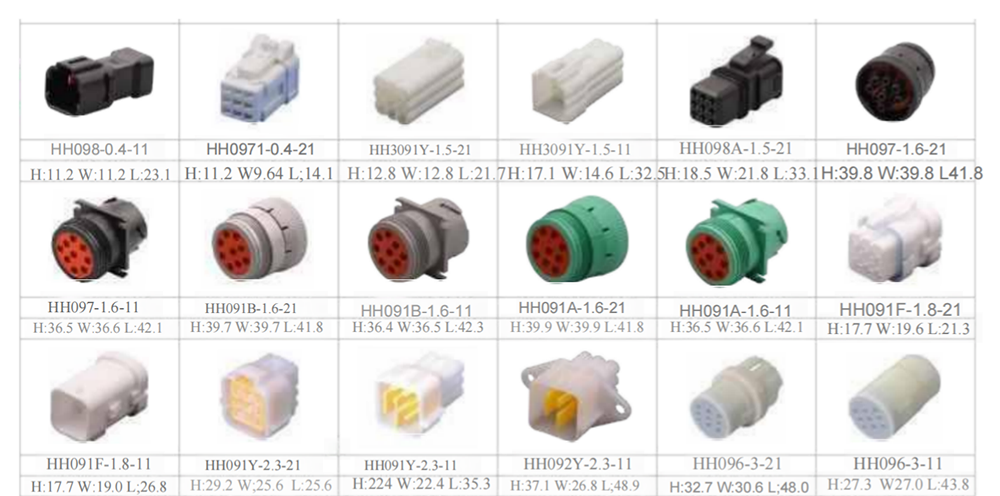 9 Pin Auto Connectors
