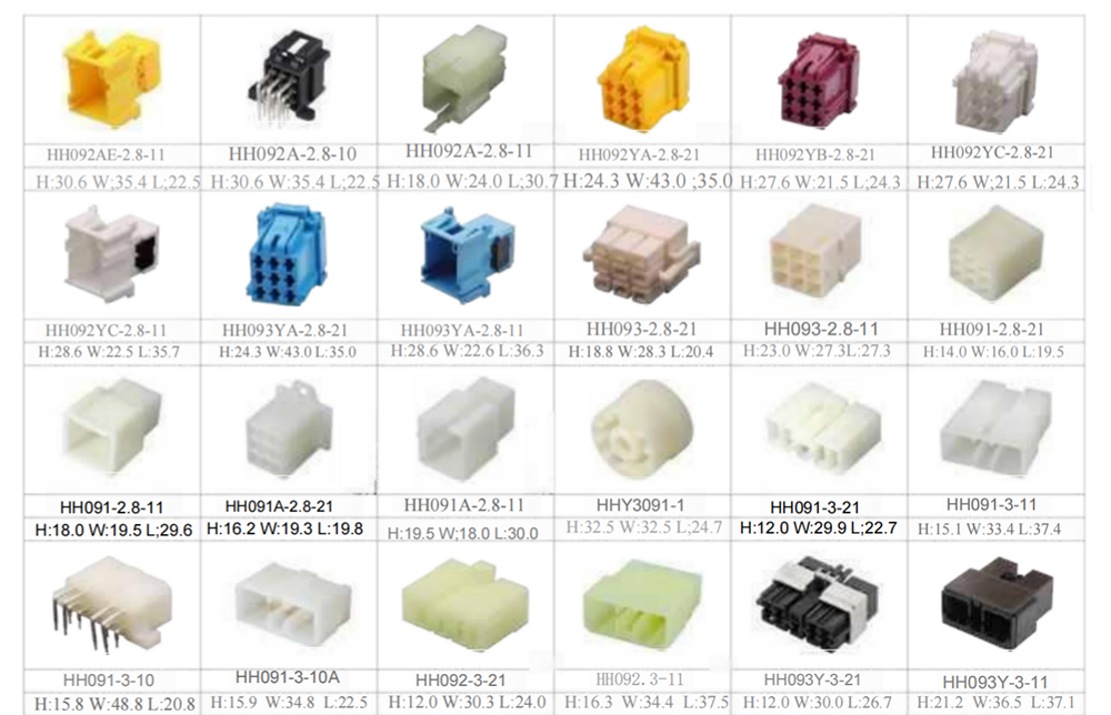 9 Pin Auto Connectors